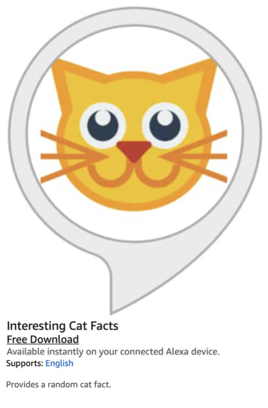 cfact 01 Alexa and the Matter of Cat Facts