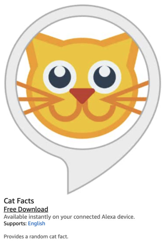 cfact 02 Alexa and the Matter of Cat Facts