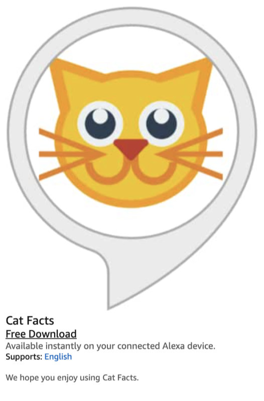cfact 03 Alexa and the Matter of Cat Facts