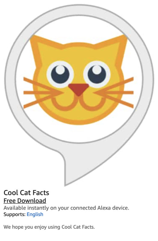 cfact 04 Alexa and the Matter of Cat Facts