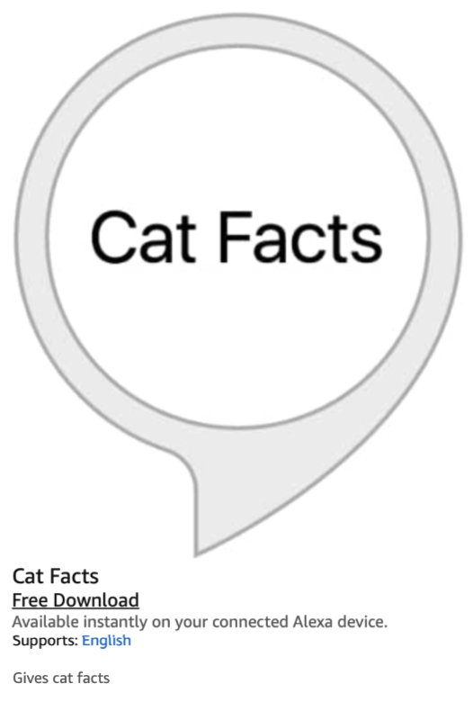 cfact 10 Alexa and the Matter of Cat Facts